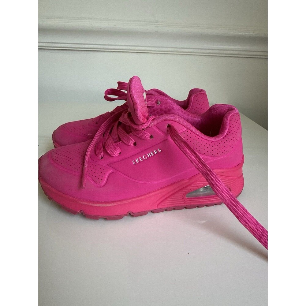 Skechers Girls Sneakers Size 13 Kids Hot Pink Athletic Shoes 310021L